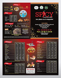 Restaurant Spicy à Orthez - menu / carte