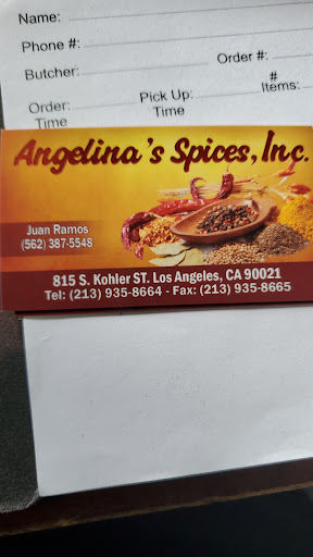 Angelina’s Spices inc