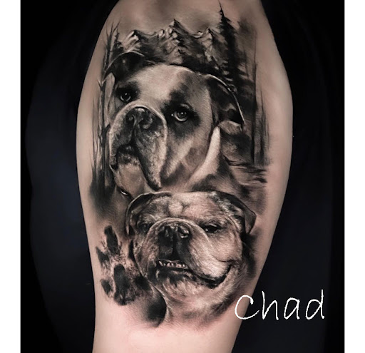 Explore tattoo ideas for weightlifters, creative tattoo ideas in Sanford, available at Venom Ink Tattoo