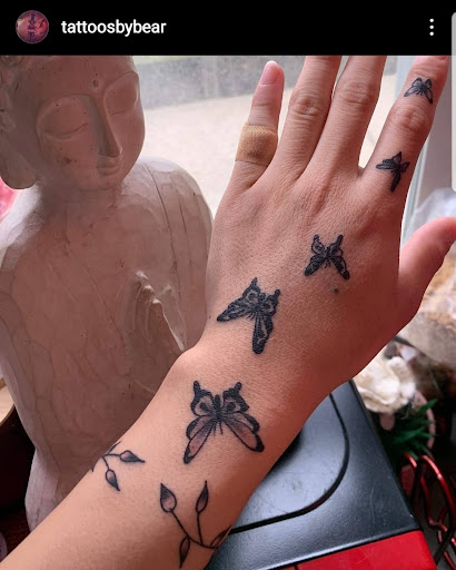 Explore mother of 6 tattoo ideas, creative tattoo ideas in Chicago, available at Lucky Devil Tattoo and Piercings