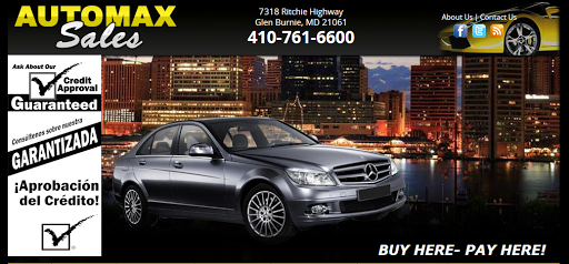 Car Dealer «Auto Max Sales», reviews and photos, 7318 Ritchie Hwy, Glen Burnie, MD 21061, USA