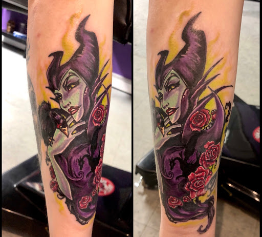 Explore charmed tattoo ideas, creative tattoo ideas in Goshen, available at Lady Luck Studio