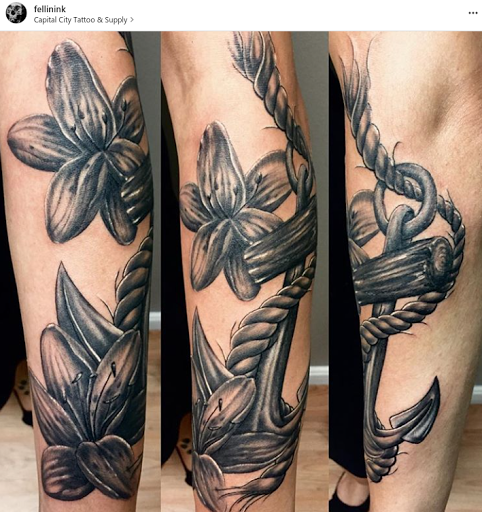 Explore tiger tattoo ideas for men, creative tattoo ideas in Concord, available at Capital City Tattoo LLC