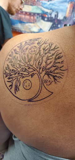 Explore half sleeve forearm tattoo ideas, creative tattoo ideas in Springboro, available at Legacy Tattoo Parlor