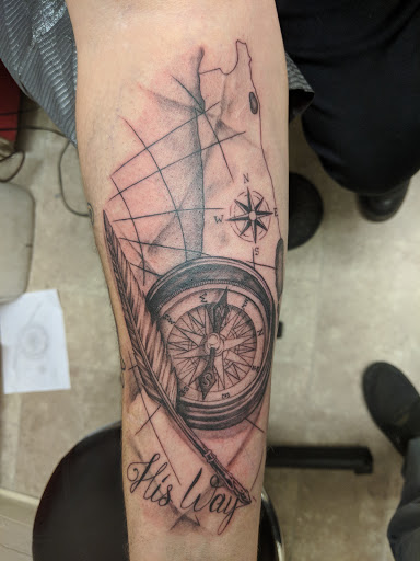 Explore shoulder tattoo ideas male, creative tattoo ideas in Albuquerque, available at Route 66 Fine Line Tattoo