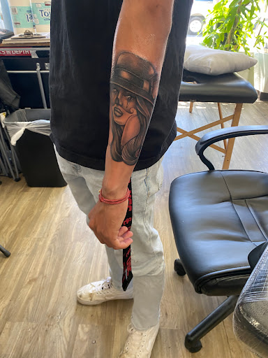 Explore solid black tattoo ideas, creative tattoo ideas in San Pedro, available at 1110 Tattoo parlor