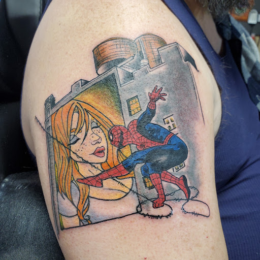 Explore scorpio sign tattoo ideas, creative tattoo ideas in Columbus, available at Evolved Body Art