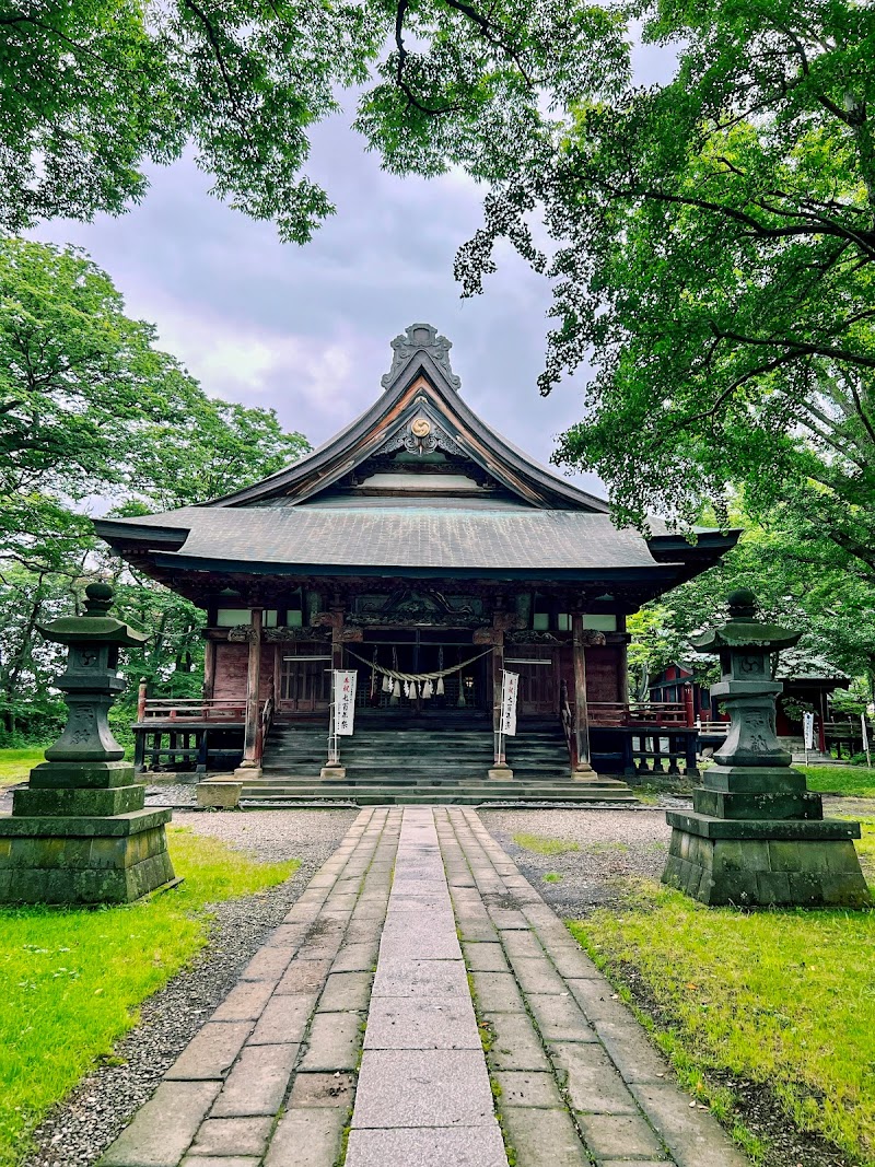 日吉八幡神社 拝殿(秋田県指定有形文化財)