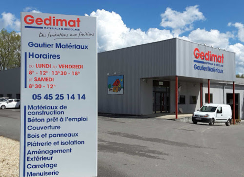 Magasin de materiaux de construction Gedimat Gautier Matériaux Montmoreau Montmoreau