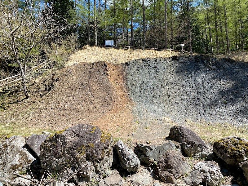 中央構造線 北川露頭 長野県大鹿村 史跡 公園 グルコミ