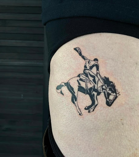 Explore red ink tattoo ideas for guys, creative tattoo ideas in Oakland, available at Studio Noir