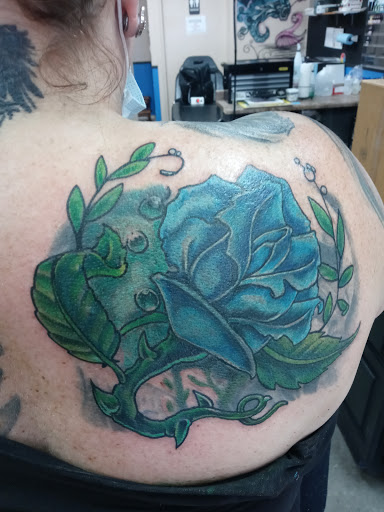 Explore spirit stallion of the cimarron tattoo ideas, creative tattoo ideas in Grand Junction, available at 50 Shades of Pain Tattoo and Art Studio