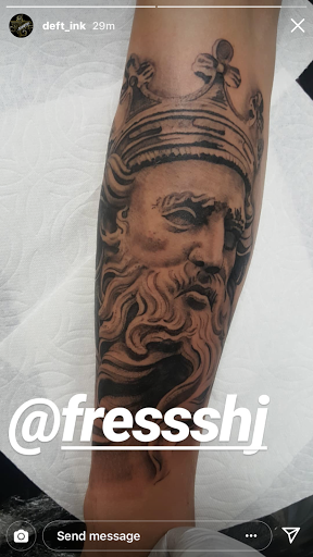 Find lion hand tattoo ideas for men for your next unique tattoo in San Diego at Ink Mindset Studios