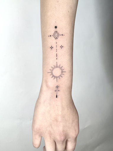 Explore barcode tattoo ideas, creative tattoo ideas in San Jose, available at Ants Tattoo San Jose