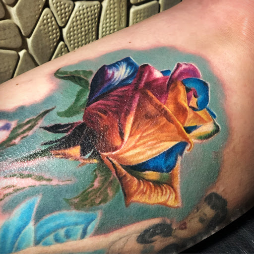 Explore donnie darko tattoo ideas, creative tattoo ideas in Idaho Falls, available at W.G.F. Industries L.L.C.