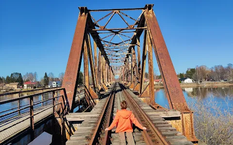 Old railway bridge image
