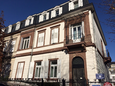 Villa Schiller coté jardin à Strasbourg