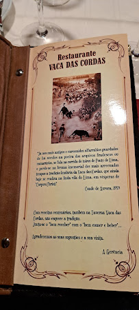 Taverna Vaca das Cordas em Ponte de Lima menu n° 18