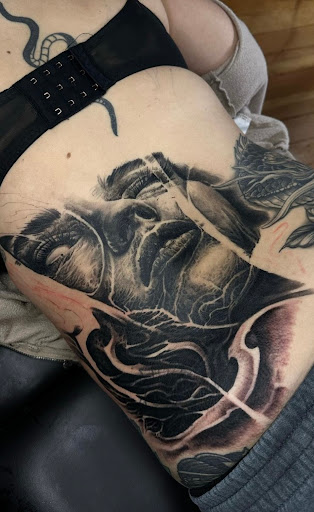 Explore liverpool tattoo ideas, creative tattoo ideas in Peoria, available at Iron Key Tattoo Studio Inc.