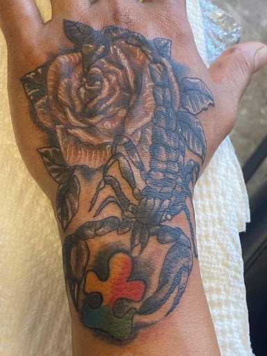 Explore virgo zodiac tattoo ideas, creative tattoo ideas in Seymour, available at American Gypsy Tattoo Corp.