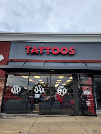 Explore chest sleeve tattoo ideas, creative tattoo ideas in Waynesboro, available at Hessoms Ink