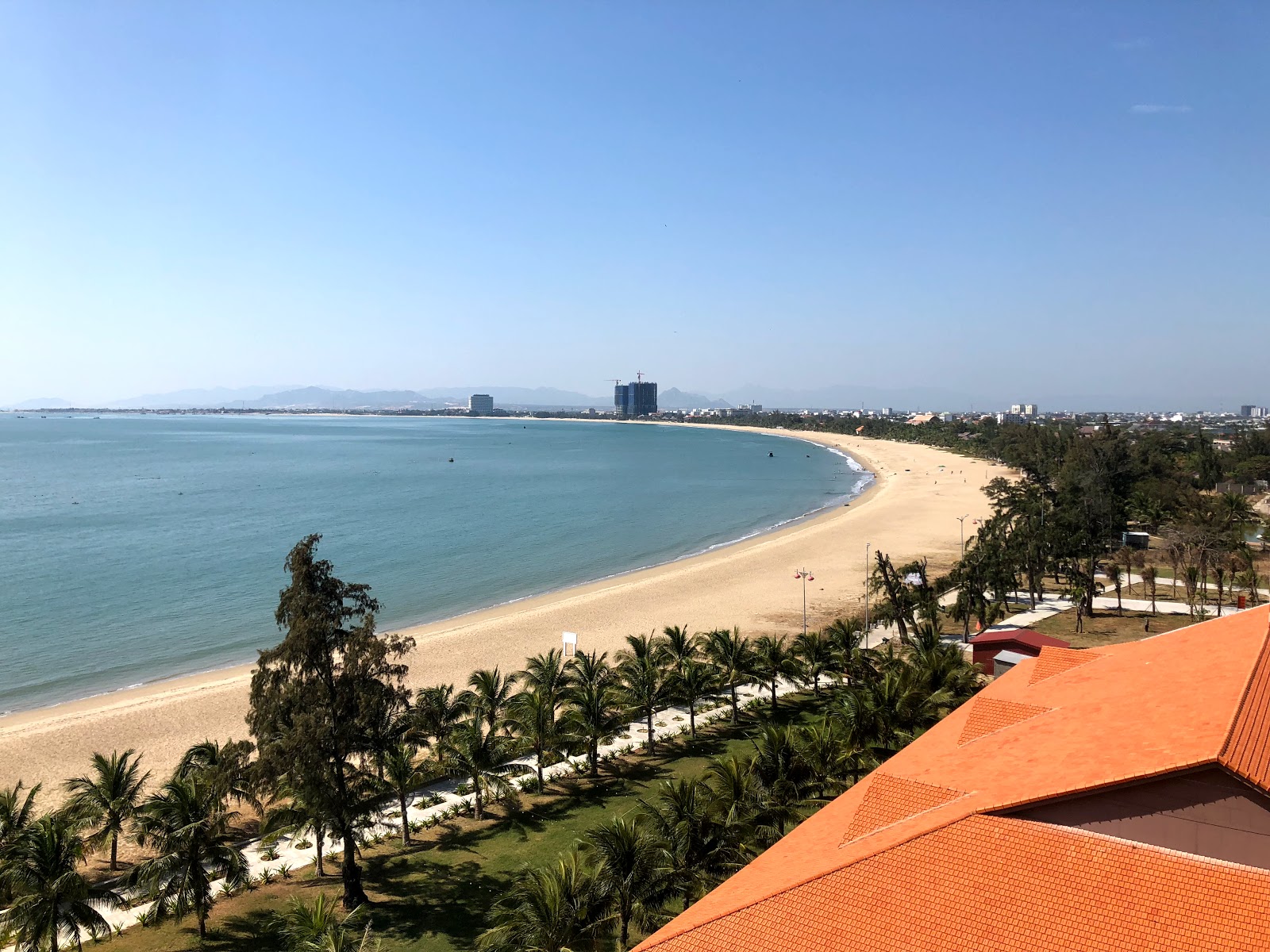 Photo de Ninh Chu beach avec droit et long
