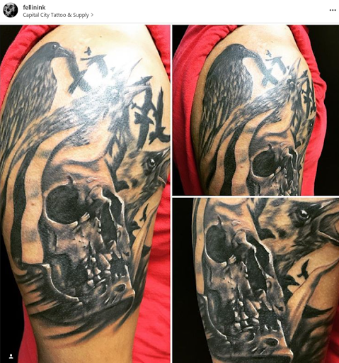 Explore aunty tattoo ideas, creative tattoo ideas in Concord, available at Capital City Tattoo LLC