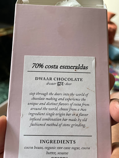 Dwaar Chocolate