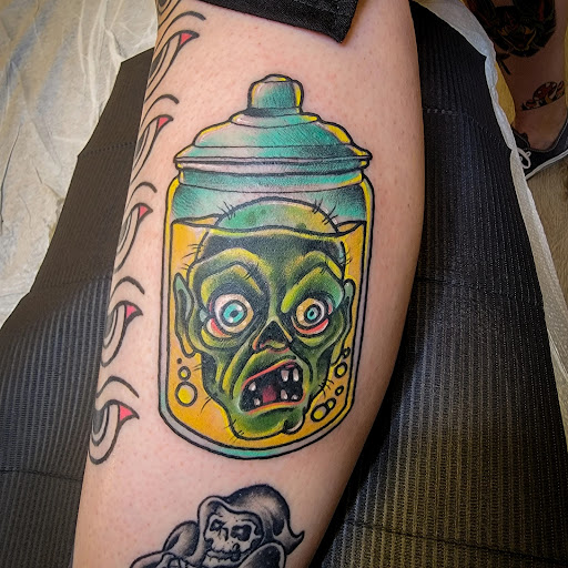 Explore 3 initial tattoo ideas, creative tattoo ideas in Snohomish, available at Unknown Tattoo Co.