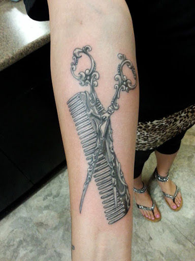 Explore floral arm tattoo ideas, creative tattoo ideas in Hurricane, available at Freddys Ink - Tattoo & Piercing Studio