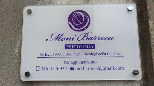 Dott.ssa Moni Barreca, Psicologa Clinica Via XXIV Maggio, 72, 89029 Taurianova RC, Italia