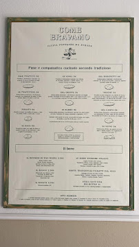Menu du Come eravamo à Sesto Fiorentino