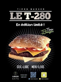 Restauration rapide Times burger bonaparte toulon à Toulon (le menu)