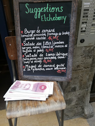 menu du Restaurant basque Etcheberry Table Basque à Lyon
