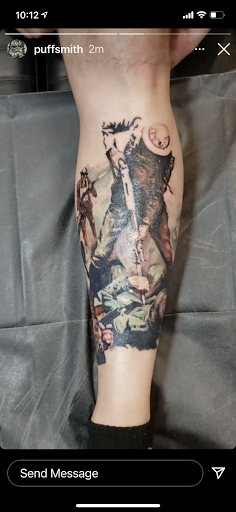 Explore fenrir tattoo ideas, creative tattoo ideas in Charlotte, available at Canvas Tattoo & Art Gallery