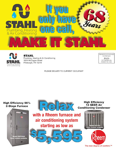 Plumber «Stahl Plumbing, Heating & Air Conditioning, Inc.», reviews and photos, 1924 McCague St, Pittsburgh, PA 15218, USA