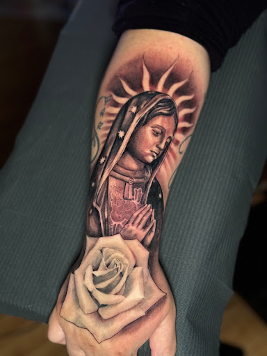 Explore tough tattoo ideas, creative tattoo ideas in Dalton, available at Rail Side Tattoo Co. (no piercings)