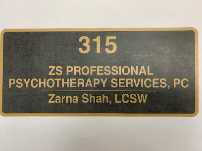 ZS PROFESSIONAL PSYCHOTHERAPY SERVICES