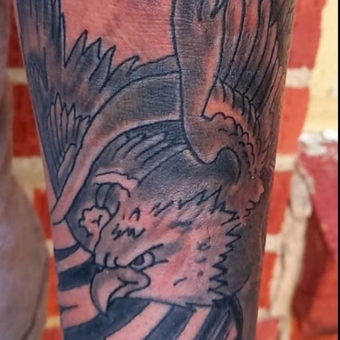 Explore flower tattoo sleeve ideas, creative tattoo ideas in Meridian, available at SK-Tattoo1