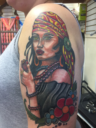 Explore back tattoo for women ideas, creative tattoo ideas in Eureka Springs, available at Sailors Luck Tattoo