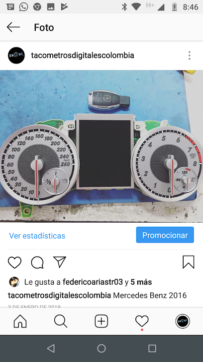 Tacometros digitales colombia