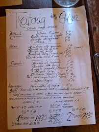 Trattoria delle Grazie à Genoa menu