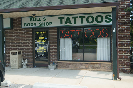 Tattoo Shop «Bulls Body Shop Tattoos», reviews and photos, 1912 Liberty Rd # 1, Sykesville, MD 21784, USA