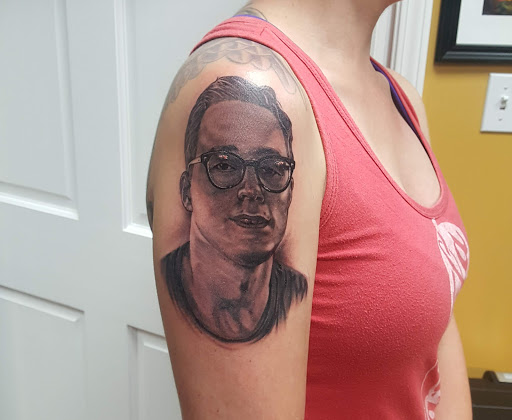 Explore honey tattoo ideas, creative tattoo ideas in Lockport, available at Tattoo City by Larry Brogan