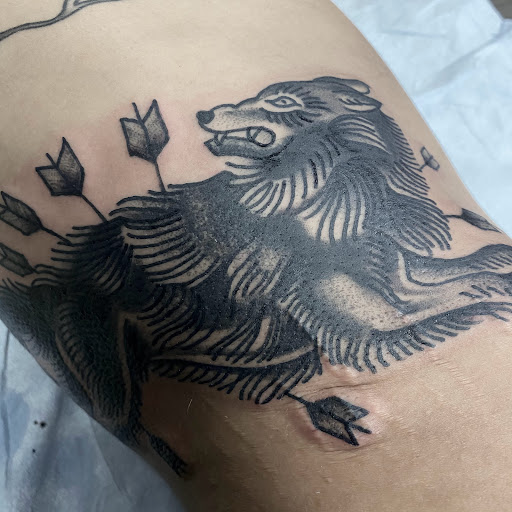 Explore ken kaneki tattoo ideas, creative tattoo ideas in Buffalo, available at True Gloom Tattoo Studio