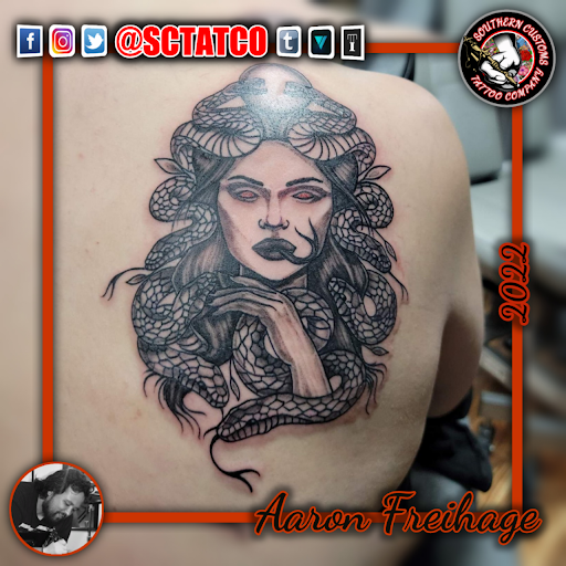 Explore prostate cancer tattoo ideas, creative tattoo ideas in Fayetteville, available at Southern Customs Tattoo Company