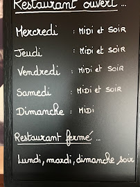Menu du Bar Restaurant de la Gare à Saint-Brandan