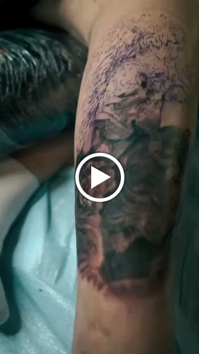 Explore half arm sleeve tattoo ideas, creative tattoo ideas in Kissimmee, available at Fallen Sparrow Tattoo Co