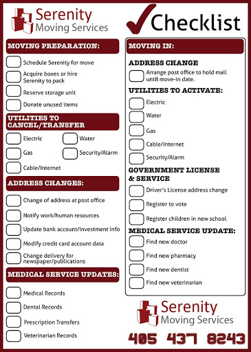 Moving Company «Serenity Moving Services», reviews and photos, 1706 Pamela Cir, Norman, OK 73071, USA