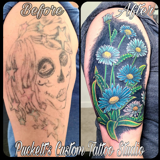 Explore dyslexia tattoo ideas, creative tattoo ideas in Hillsboro, available at Pucketts Custom Tattoo Studio